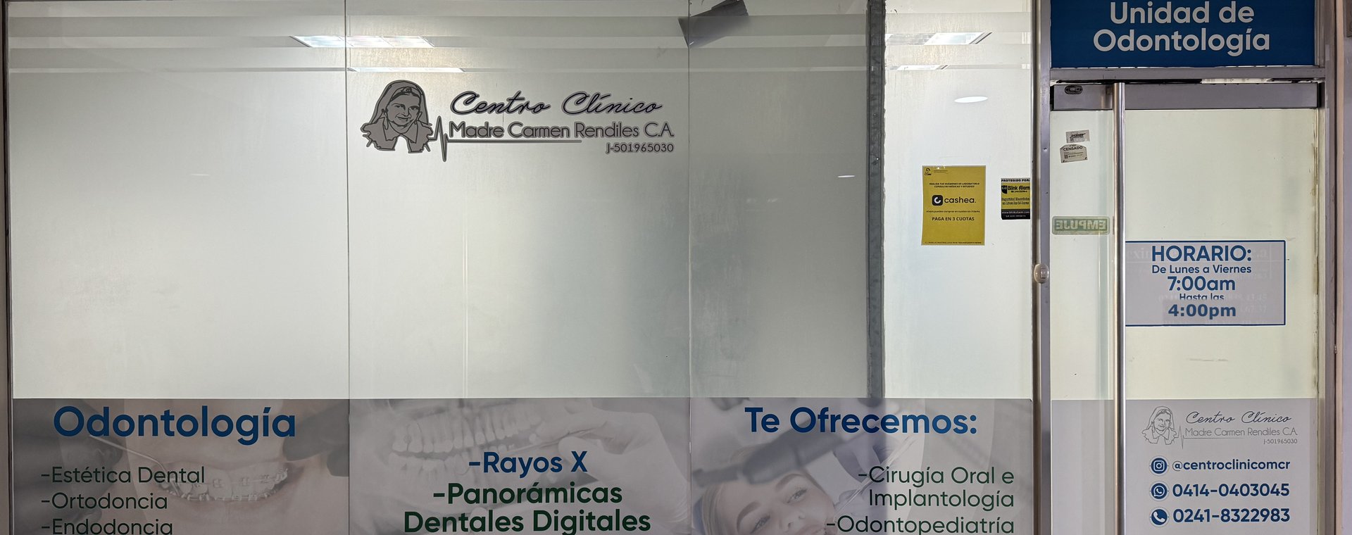 Fachada de la Unidad de Odontología
